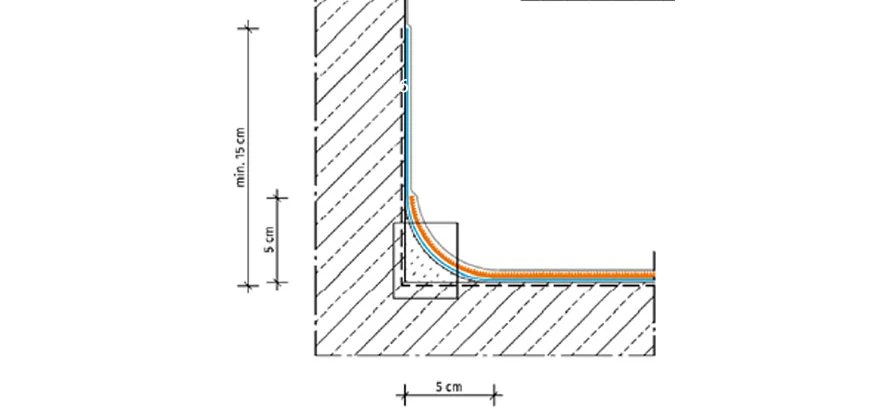 Detail utěsnění 01:<br>Fabión