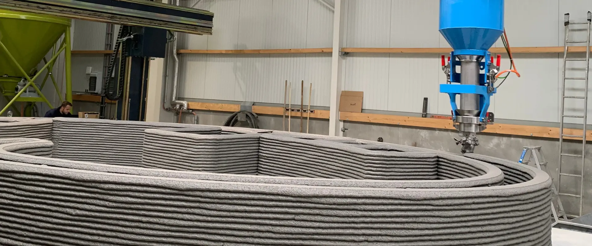 3D tisk s betonem bez cementu