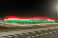 Alba-Arena je multifunkční centrum pro pořádání akcí a kulturních akcí o celkové čisté ploše 23 730 m².