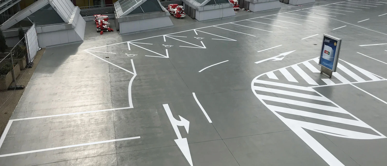 MC-DUR TopSpeed byl použitý při ochraně parkovacích ploch nákupního střediska EUROPA SHOPPING MALL v Trnavě na Slovensku