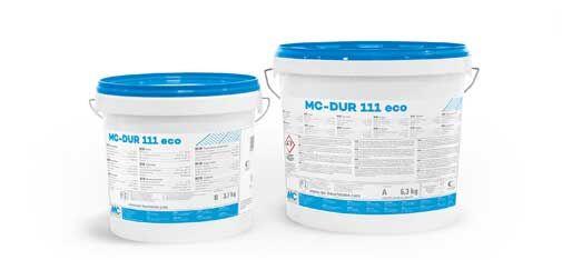 MC-DUR 111 eco je nový epoxidový ochranný nátěr společnosti MC-Bauchemie, který může být používán ve vnitřních prostorech. Ochranný nátěr je testován podle schématu Výboru pro zdravotní hodnocení stavebních výrobků (AgBB) 2018, je označen s kódem GISCODE RE05, a na rozdíl od standardních epoxidových pryskyřic nemá při styku s pokožkou senzibilizující účinky.