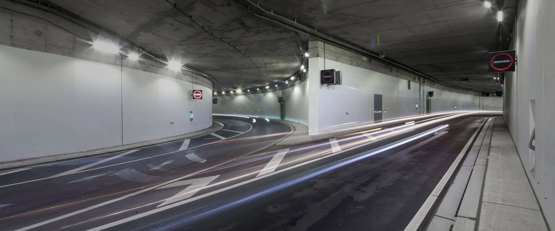 Pohled na tunel chráněný nátěrem MC-Color T 21