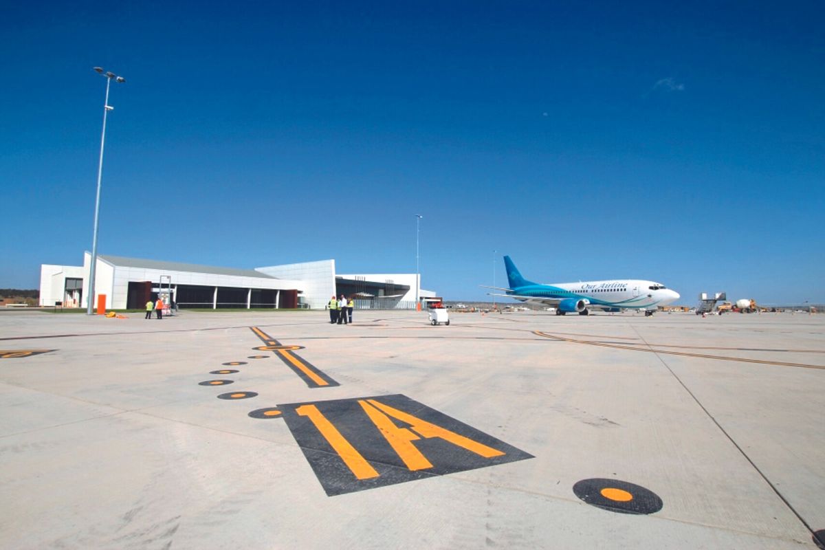 Bezcementový „Earth Friendly Concrete“ (EFC) byl úspěšně použit při výstavbě letiště Brisbane West Wellenkamp Australia (BWWA).